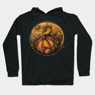 Leachianus Gecko on a Pumpkin Hoodie